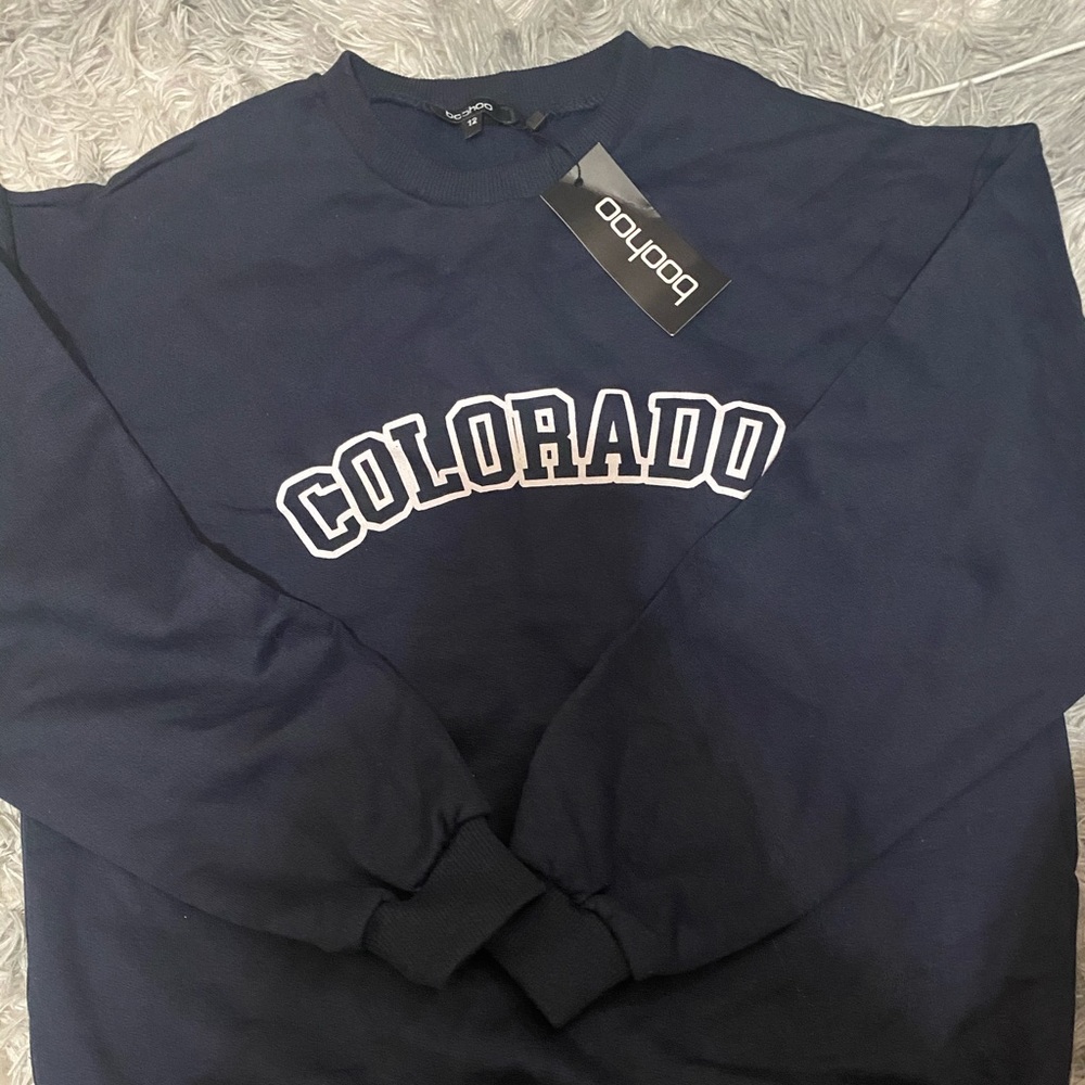Boohoo Colorado sweatshirt